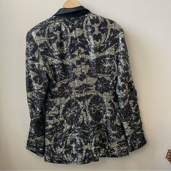 ROTATE Birger Christensen Augustina Sequin Blazer - Picture 7 of 10